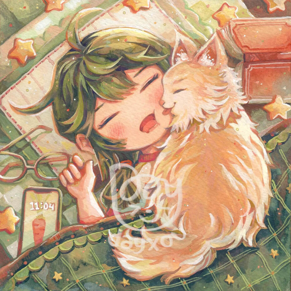 Bust Up + Pet + Custom BG